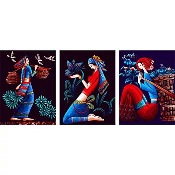 ArtLife藝術生活【93018B】雲南三美圖 _ DIY 數字 油畫 彩繪