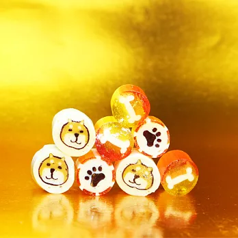 Papabubble-西班牙手工糖(黃柴犬，袋裝，60g) (六包含運組)