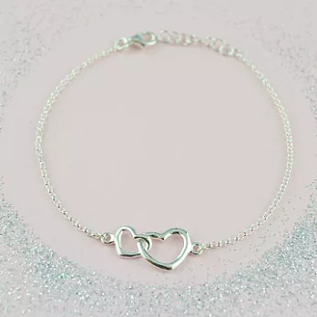 Lily Charmed 心連心純銀手鍊