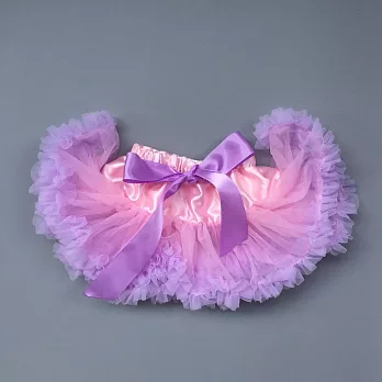 日安朵朵 / My Princess 氣質小公主禮盒組 - (蓬裙+褲襪) 彌月80夢幻淺紫花邊