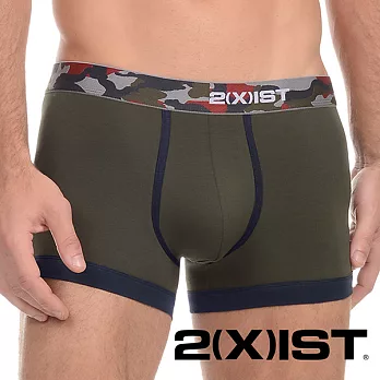 2(X)IST Graphic Cotton 幾何迷彩系列 低腰四角褲(軍綠色)S軍綠色S