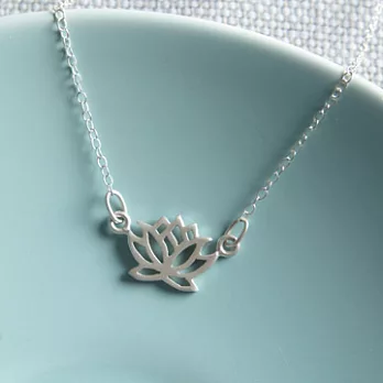 Lily Charmed 水蓮花純銀項鍊