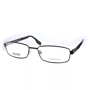 BOSS 簡約別緻 商務鈦框 光學眼鏡 6551-B2V霧銀