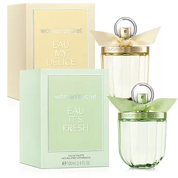 WOMEN’SECRET 花漾繽紛女性香水組(花漾清新女性淡香水 100ml+繽紛樂活女性淡香水 100ml)