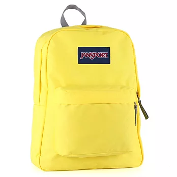 JanSport 校園背包(SUPER BREAK)-高調黃