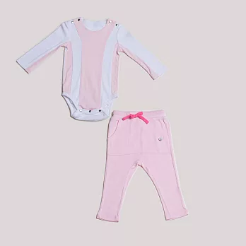 【嬰幼兒禮盒組】bbc禮盒組｜100%有機棉80粉紅