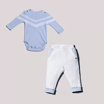 【嬰幼兒禮盒組】bbc經典禮盒組｜100%有機棉80藍