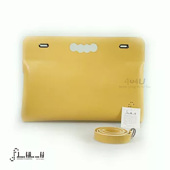 【Deux Filles en Fil法國摺疊包】SAC MARQUISE黃色