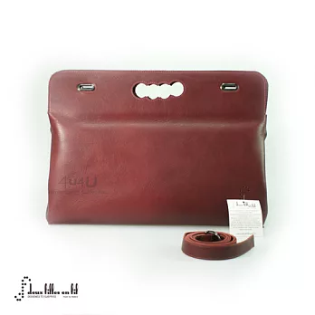 【Deux Filles en Fil法國摺疊包】SAC MARQUISE葡萄酒紅