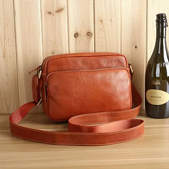 【Solomon 原創設計皮件】橘子 散步側背包 相機包