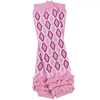 美國My Little Legs寶寶四季手襪套-粉框菱格