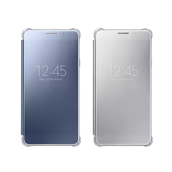 SAMSUNG GALAXY A7 (2016 年新版) Clear View 原廠全透視感應皮套 (台灣代理商-盒裝)藍色