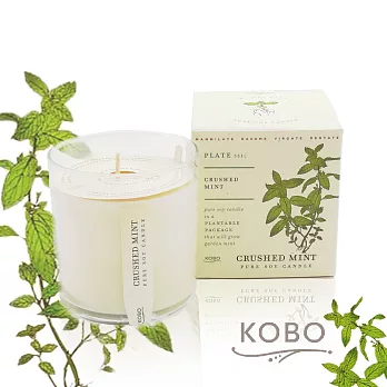 【KOBO】美國大豆精油蠟燭 - 提神薄荷 (280g/可燃燒60hr)