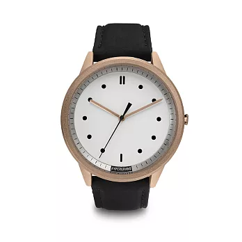 HYPERGRAND手錶 - 02基本款系列 - 玫瑰金白錶盤x黑色飛行員