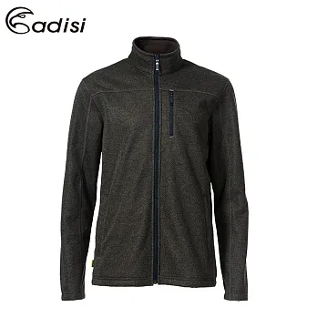 ADISI 男粗針防風透氣保暖外套AJ1621130-1 (3XL) 大尺碼 / 城市綠洲專賣(吸濕排汗、保暖輕量、防潑水、Windcastle)3XL深灰