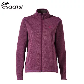 ADISI 女粗針防風透氣保暖外套AJ1621131 (S~2XL) / 城市綠洲專賣(吸濕排汗、保暖輕量、防潑水、Windcastle)S霧紫