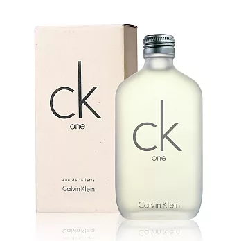 Calvin Klein 卡文克萊 CK ONE中性淡香水200ml(贈SF蔚藍之水5ml*1)