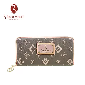 《Roberto Mocali》自然森林時尚拉鍊長夾(RM-31203)