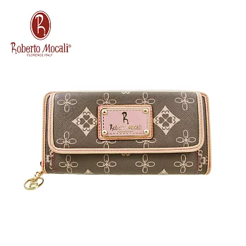 義大利《Roberto Mocali》自然森林三折扣式長夾(RM-31206)