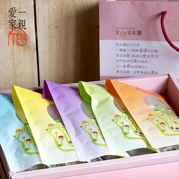 《愛一家親》五福臨門禮盒-附紙袋