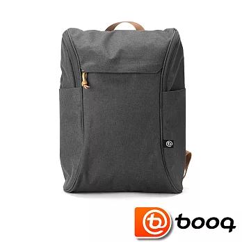 Booq Daypack 經典復古後背包 (沈穩黑/16.4吋以下筆電適用)