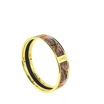 LVG Legend Vogue No.141002 印刷琺瑯系列 環形手環S(金 / 內徑65)