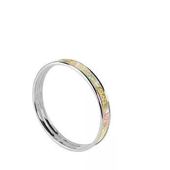 LVG Legend Vogue No.141021 印刷琺瑯系列 環形手環XS(銀 / 內徑62)