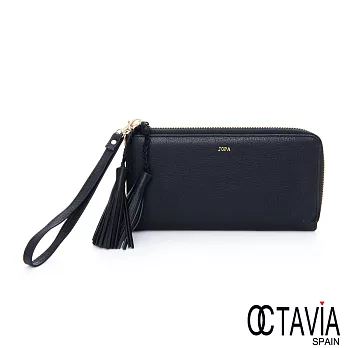 OCTAVIA 8 真皮 - JOPA 流蘇羊皮手拿式長夾 - 無黑