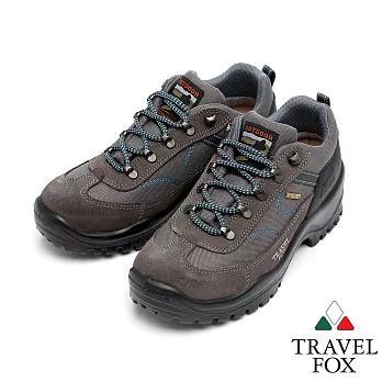 Travel Fox GRITEX健步休閒鞋916851-277-35灰色-天藍線條