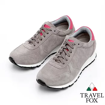 Travel Fox 麂皮復古鞋916862-213-35灰色