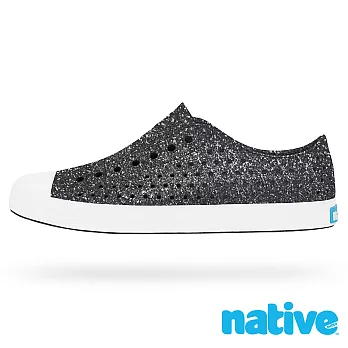 native JEFFERSON BLING 奶油頭休閒鞋(男/女)4黑晶x貝殼白