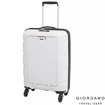 GIORDANO~ 佐丹奴 20吋奢華方磚系列旅行箱(白)20吋