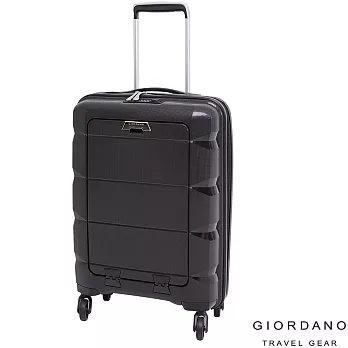 GIORDANO~ 佐丹奴 20吋奢華方磚系列旅行箱(黑)20吋