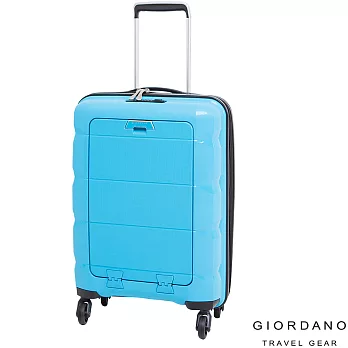 GIORDANO~ 佐丹奴 20吋奢華方磚系列旅行箱(水藍)20吋