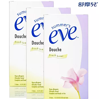 Eve舒摩兒 陰道灌洗液(清新氣息) 133ml*2入/組*3