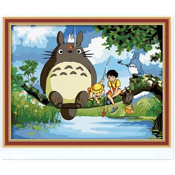 ArtLife藝術生活【66430】智者樂水_ DIY 數字 油畫 彩繪