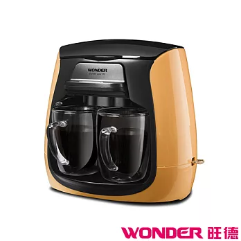 WONDER旺德 雙層玻璃杯雙人咖啡機 WH-L04D