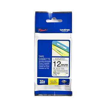 Brother TZe-LW31 LINE FRIENDS護貝標籤帶 ( 12mm 白底黑字 )