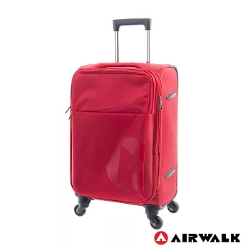 AIRWALK LUGGAGE-輕量系列 寄情物語行李箱 20吋拉鍊箱 - 秘密紅無