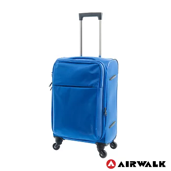 AIRWALK LUGGAGE-輕量系列寄情物語行李箱 20吋拉鍊箱 - 晴語藍20吋