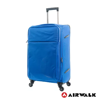 AIRWALK LUGGAGE-輕量系列 寄情物語行李箱 24吋拉鍊箱 - 晴語藍24吋