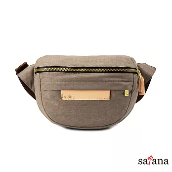 satana - 拼接腰包/斜肩包 - 松樹皮