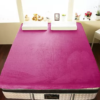 【契斯特】12公分新法蘭絨舒適記憶床墊-單人3.5尺-洋粉紅