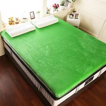 【契斯特】12公分新法蘭絨舒適記憶床墊-單人3.5尺-常春藤綠