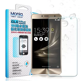 MONIA 華碩 ASUS ZenFone 3 Deluxe 5.5吋 ZS550KL 日本頂級疏水疏油9H鋼化玻璃膜 玻璃保護貼(非滿版)