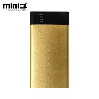 miniQ 18000超大容量雙輸出行動電源金色