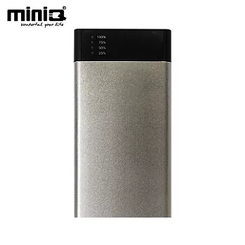 miniQ 18000超大容量雙輸出行動電源銀色
