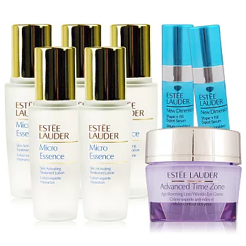 ESTEE LAUDER雅詩蘭黛 時光肌密瞬間青春眼霜(15ml)贈立體緊緻原生露組