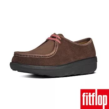 【FitFlop TM】LOAFF TM LACE-UP MOC5巧克力棕
