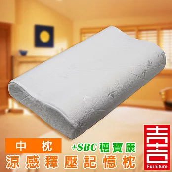 吉加吉 穗寶康 涼感釋壓 記憶枕 SBC-8101 (中枕)